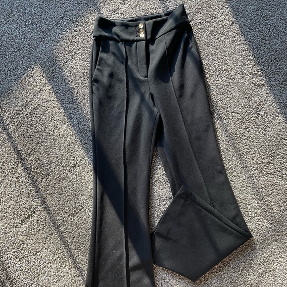 Express Pants - Express wide leg super high rise flare pant